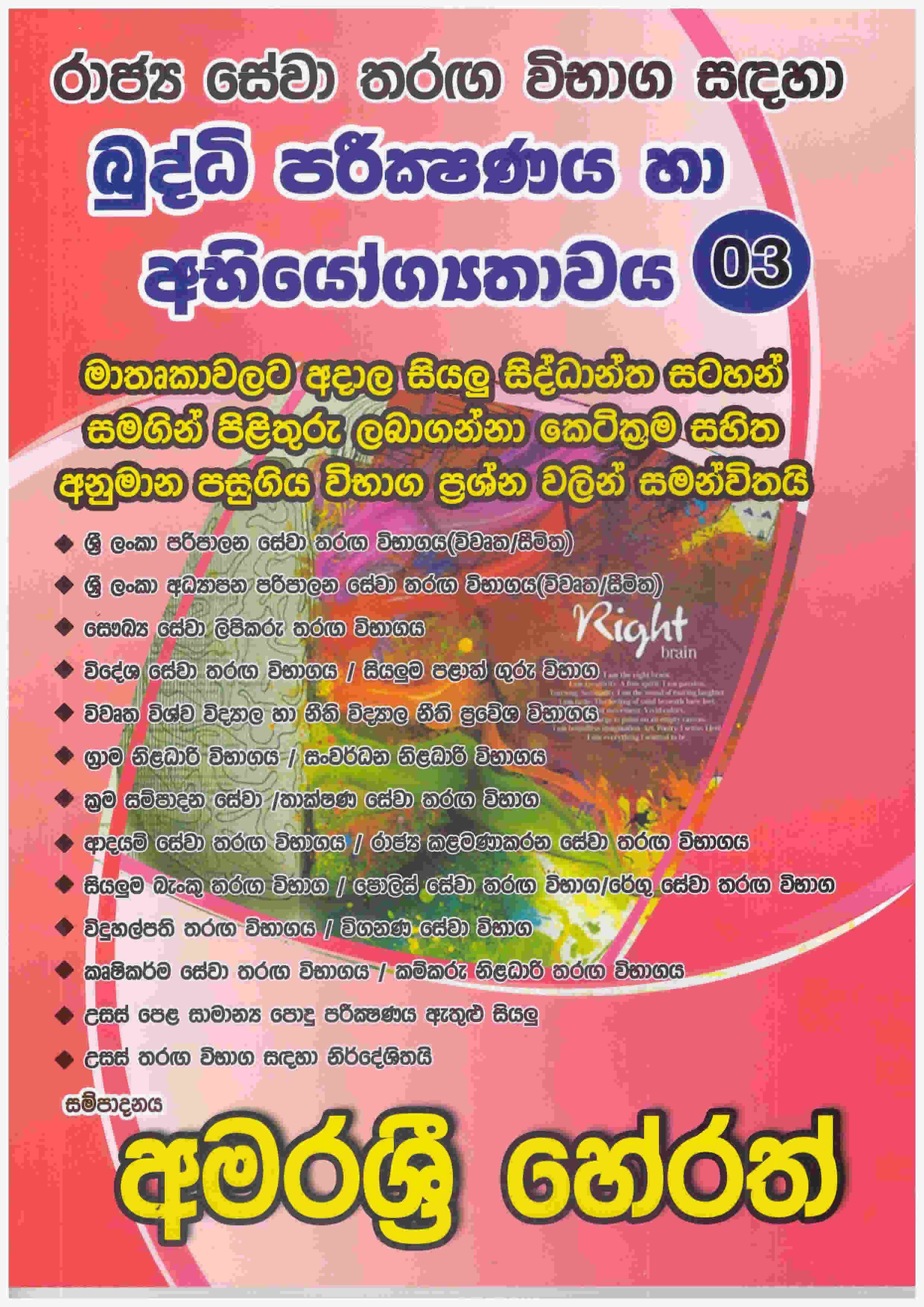 Buddhi Parikshana Haa Abhiyogyathawa 03
